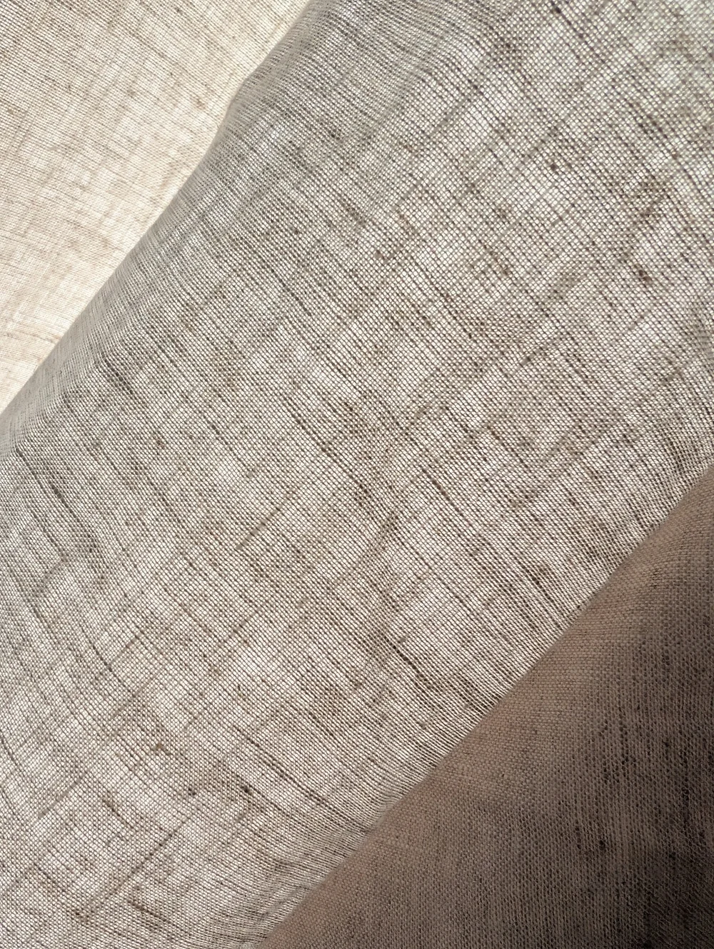 Quince European Linen Curtain Light Filtering 48x108 (One Panel)
